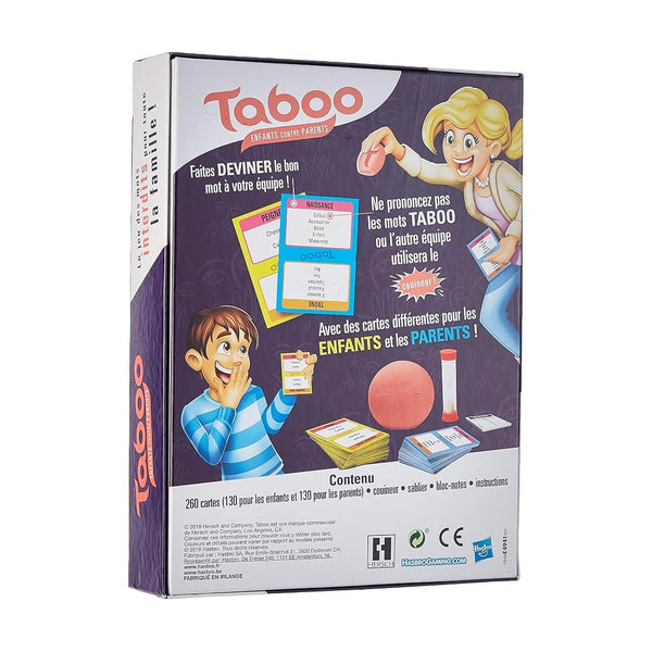 Hasbro Taboo Kids Vs Parents
