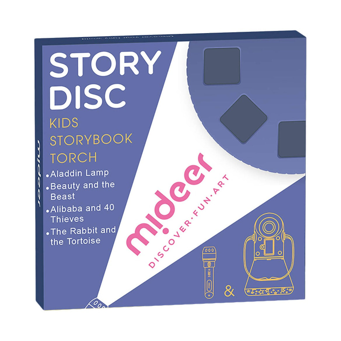 Mideer Story Disc 4 - Illustrated Projection Discs for Storytime