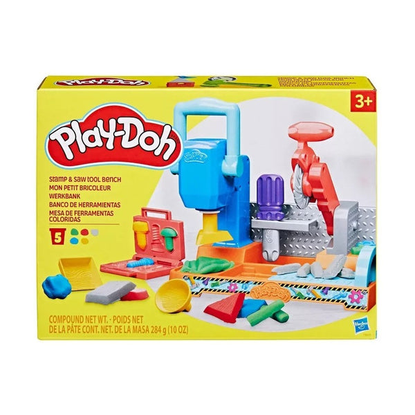 Playdoh Stamp and Saw Tool Bench Playset