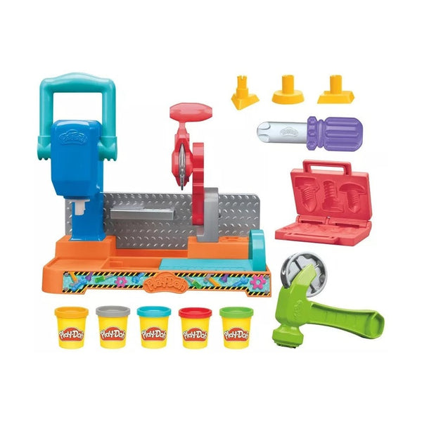Playdoh Stamp and Saw Tool Bench Playset