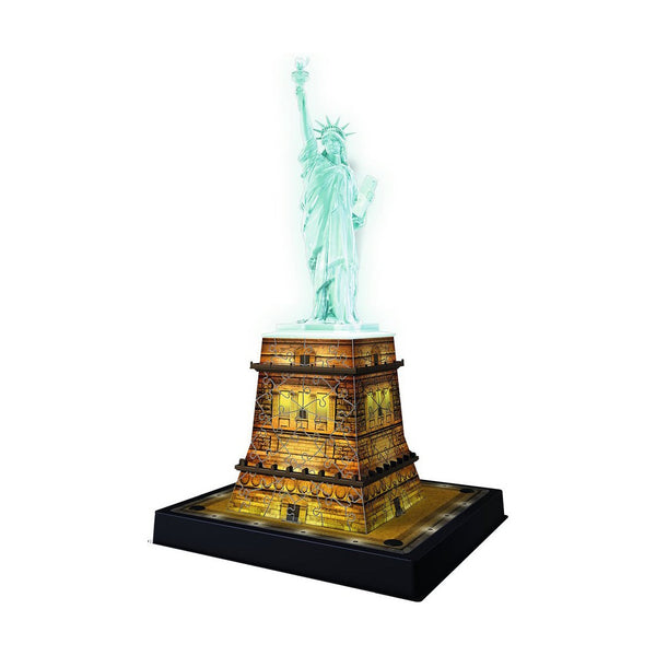 Ravensburger 3D Statue Of Liberty - Night Ed. 108 Pcs