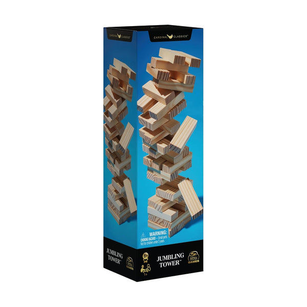 Spin Master Game Jumbling Towers Wood in Shoe Box