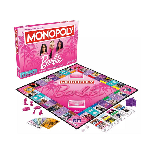 Hasbro - Monopoly: Barbie Edition - Board Game