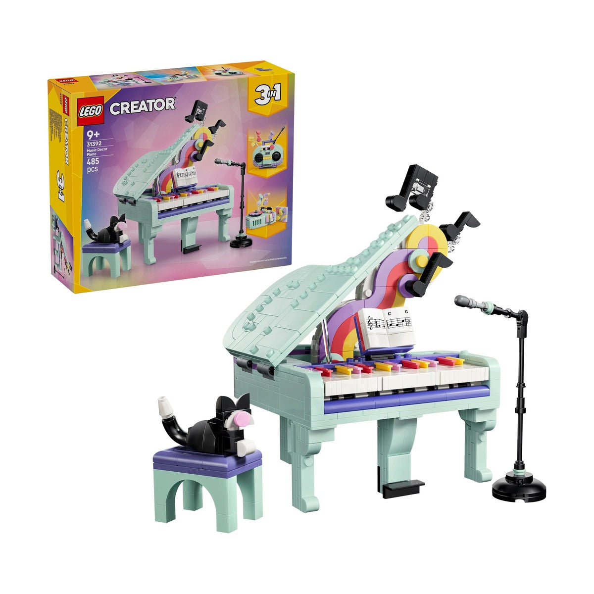 Lego - Creator - Music Decor Piano With Cat