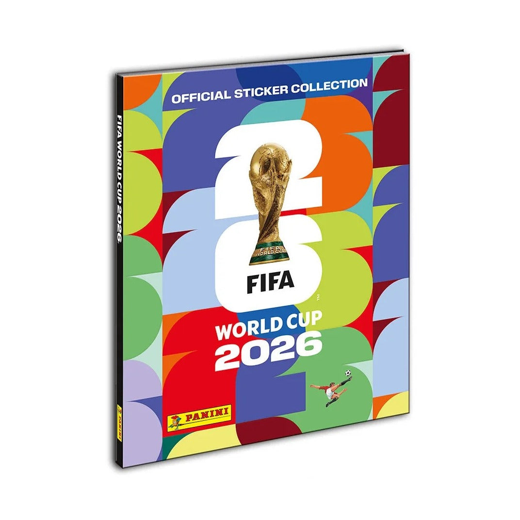 ألبوم ملصقات كأس العالم فيفا 2026 بغلاف مقوى من بانيني - كتاب لهواة الجمع