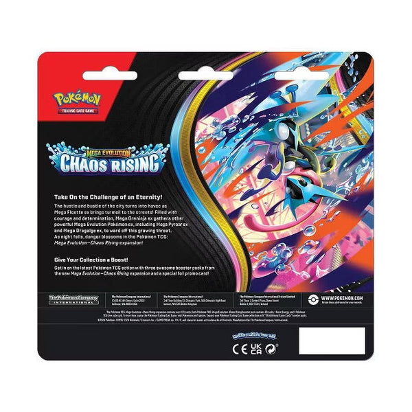 Pokemon TCG Mega Evolution—Chaos Rising Triple Pack