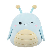 SQCR - Little Plush 7.5" Squishmallows - Giles - Winking Blue Grasshopper with Flowers