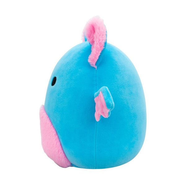 SQCR - Medium Plush 12" Squishmallows Boyle - Blue Fruit Bat W/Pink Belly - Fuzz-A-Mallows