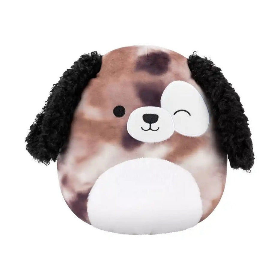 SQCR - Medium Plush 12" Squishmallows Zerdan - Brown Marbled Dog W/Winking Eye