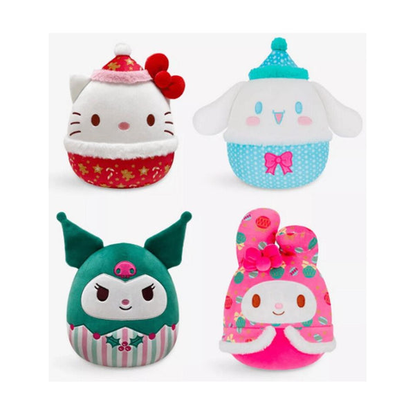 SQSN- Little Plush 8" Squishmallows - Hello Kitty and Friends - Holiday 2025 Kuromi - Mass/Mid/Specialty
