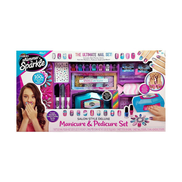 Cra-Z-Art -Shimmer N Sparkle Salon Style Deluxe Manicure & Pedicure