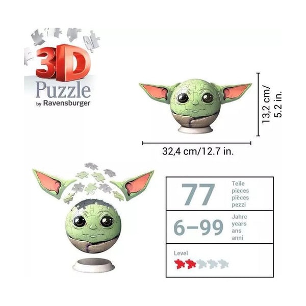 Ravensburger Star Wars Mandalorian Grogu Ears 72pc