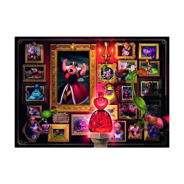 Ravensburger Disney Villainous: Queen of Hearts Jigsaw Puzzle 1000Pcs