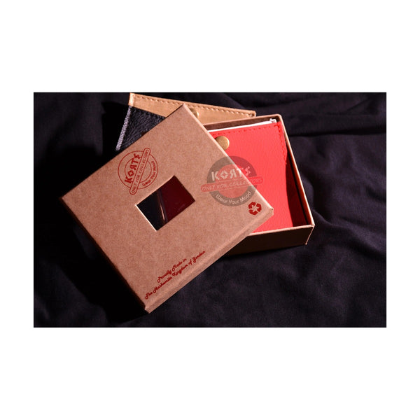 Korts - Leather Wallet Jordan Map خريطة الأردن Black