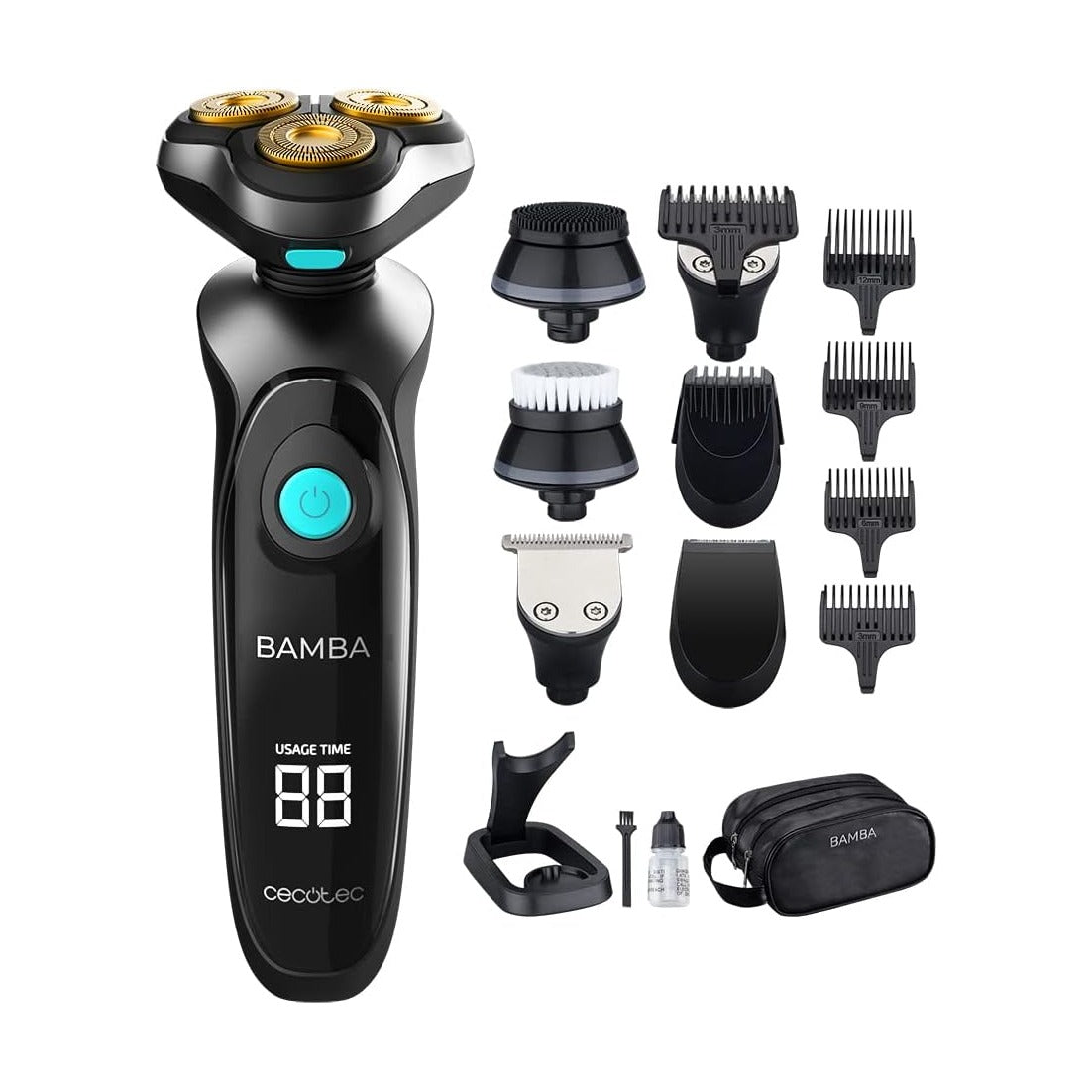 سيكوتك - ماكينة حلاقة جافة PrecisionCare TwistGroom 10 في 1 - أسود