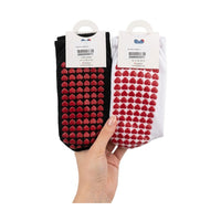 Socks with anti-slip grip sole