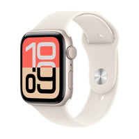 Apple - Watch SE3 Starlight Aluminum Case with Starlight Sport Band 40mm (GPS) - S/M