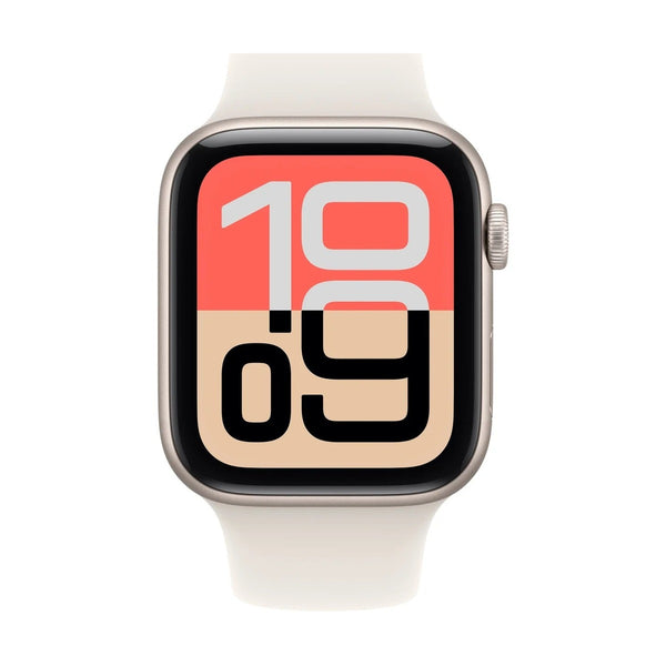 Apple - Watch SE3 Starlight Aluminum Case with Starlight Sport Band 40mm (GPS) - S/M