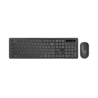 Promate ProCombo-13 Wireless Keyboard and Mouse Combo, Arabic/English Layout, 2.4GHz, Full-Size Slim