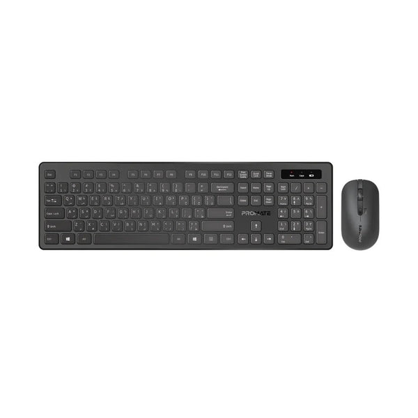Promate Procombo-13 Wireless Keyboard And Mouse Combo, ENG/AR