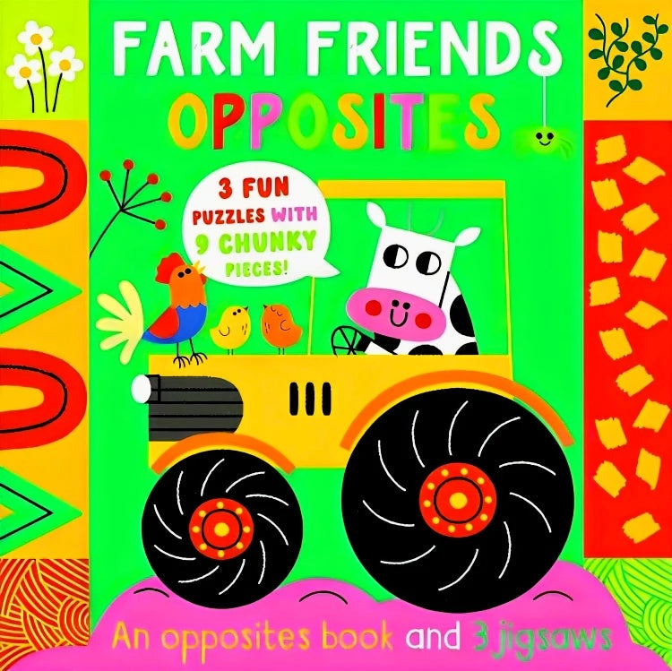 Puzzle Play Farm Friend Opposites - Early Learning Puzzle Book