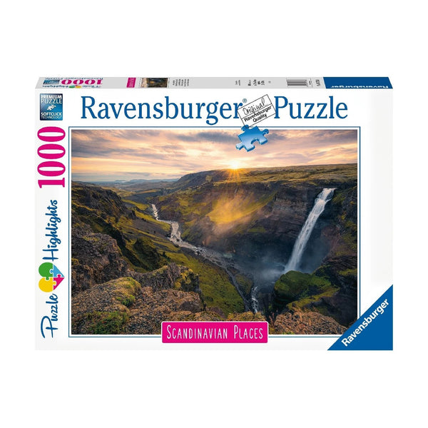Ravensburger - Haifoss Waterfall Iceland, 1000 Pcs