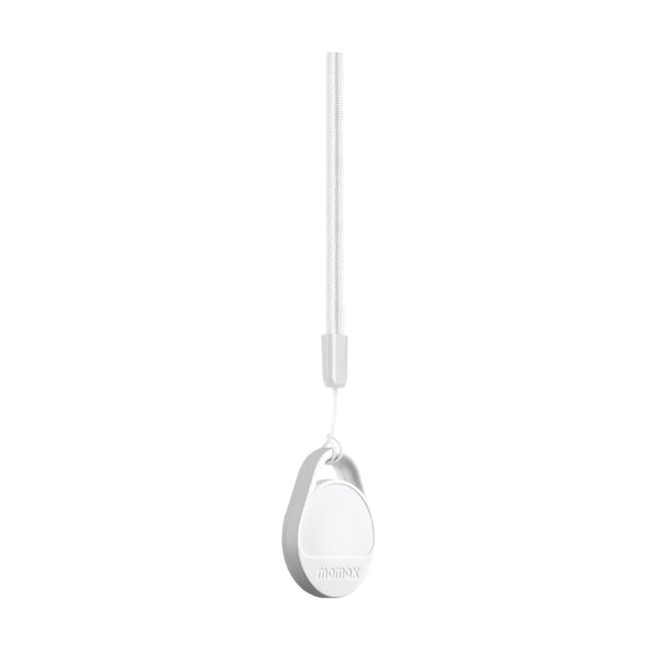 MOMAX PINPOP² LITE FIND MY TRACKER COMPATIBLE WITH APPLE FIND MY & ANDROID FIND MY DEVICES - WHITE