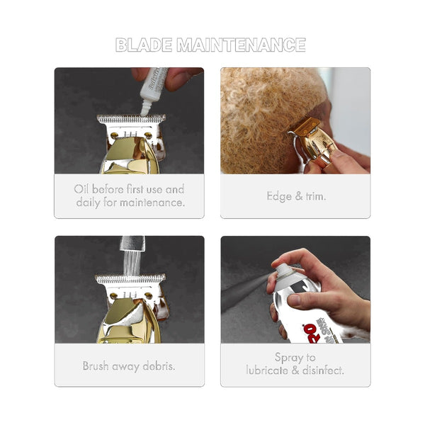Babyliss Pro Clipper 8 Attachments Gold