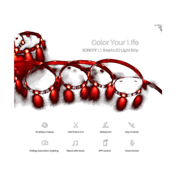 Sonoff RGB Strip Light Smart RGB LED Light Strip - 5 Meters
