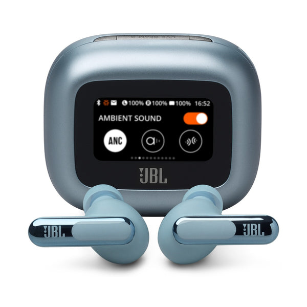 JBL - Live Beam 3 True Adaptive Noise Cancelling Perfect Calls, Blue