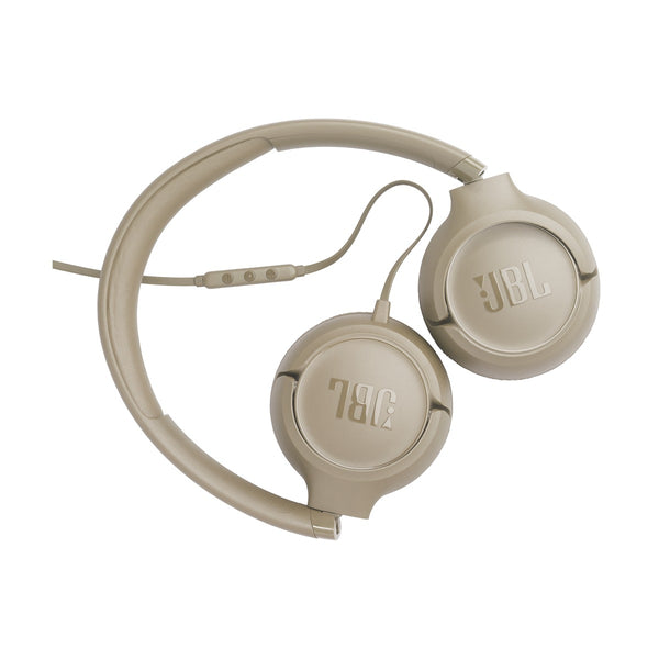 JBL - Tune 530C Comfortable Wired Headphones, Beige