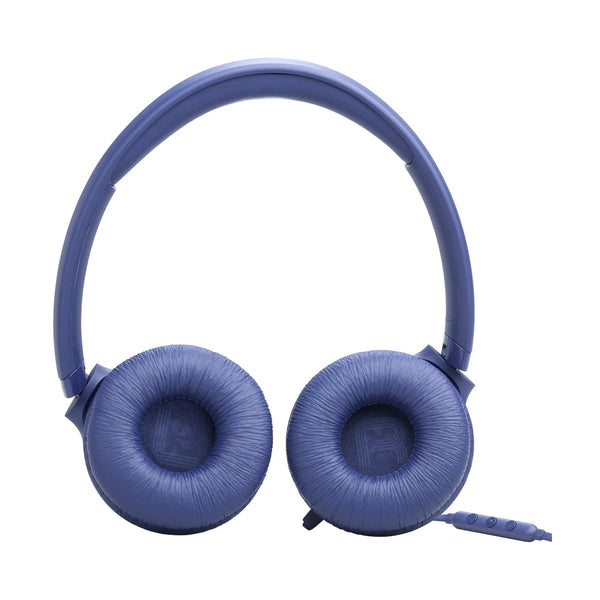 JBL - Tune 530C Comfortable Wired Headphones, Blue