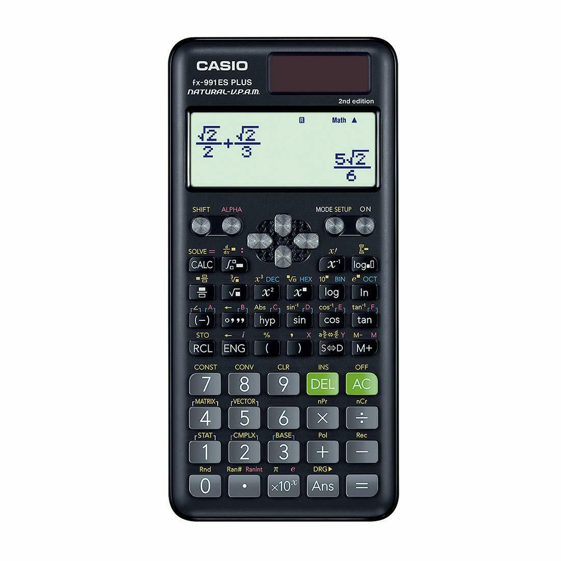 Casio FX-991ES Plus 2 Scientific Calculator - Engineering Math Tool