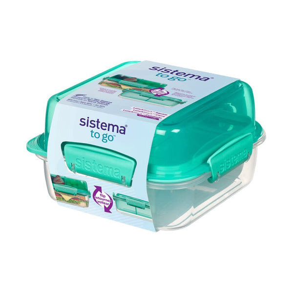 Sistema - 1.24L Lunch Stack To Go Square