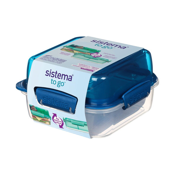 Sistema - 1.24L Lunch Stack To Go Square