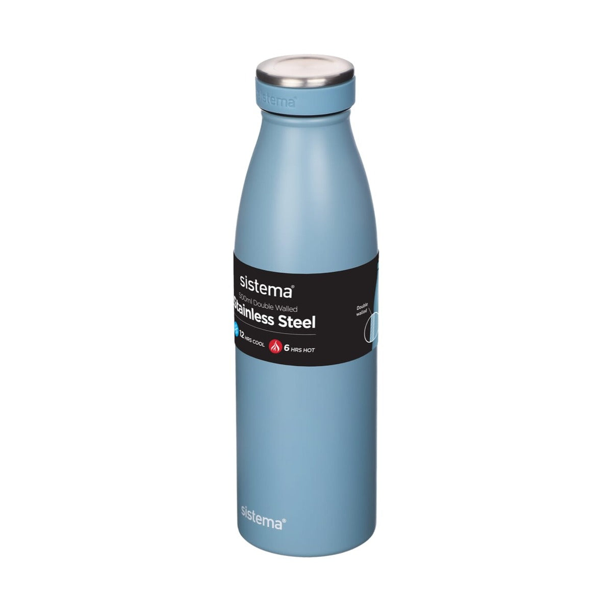Sistema - 500ml Stainless Steel Bottle