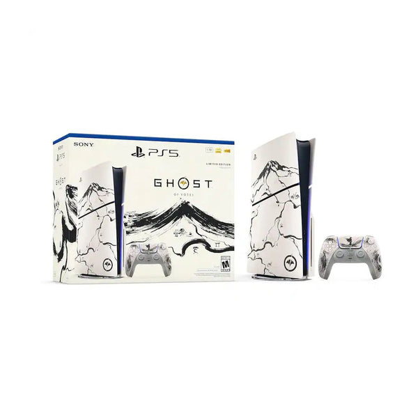 سوني - جهاز PS5 إصدار Ghost of Yotei بأقراص - إصدار محدود - 1 تيرابايت