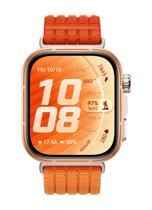 Huawei Watch Fit 5 Pro Orange - Sport and Fitness Smartwatch