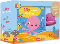 My First Bath Book and Toy Lily Loves Tickles - Set for Babies