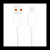 Xiaomi 6A USB-A to USB-C Cable 1m, Fast Charging and Data Transfer, TPE, White