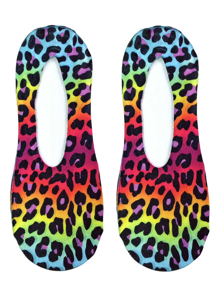 Living Royal - Neon Cheetah Liner Socks