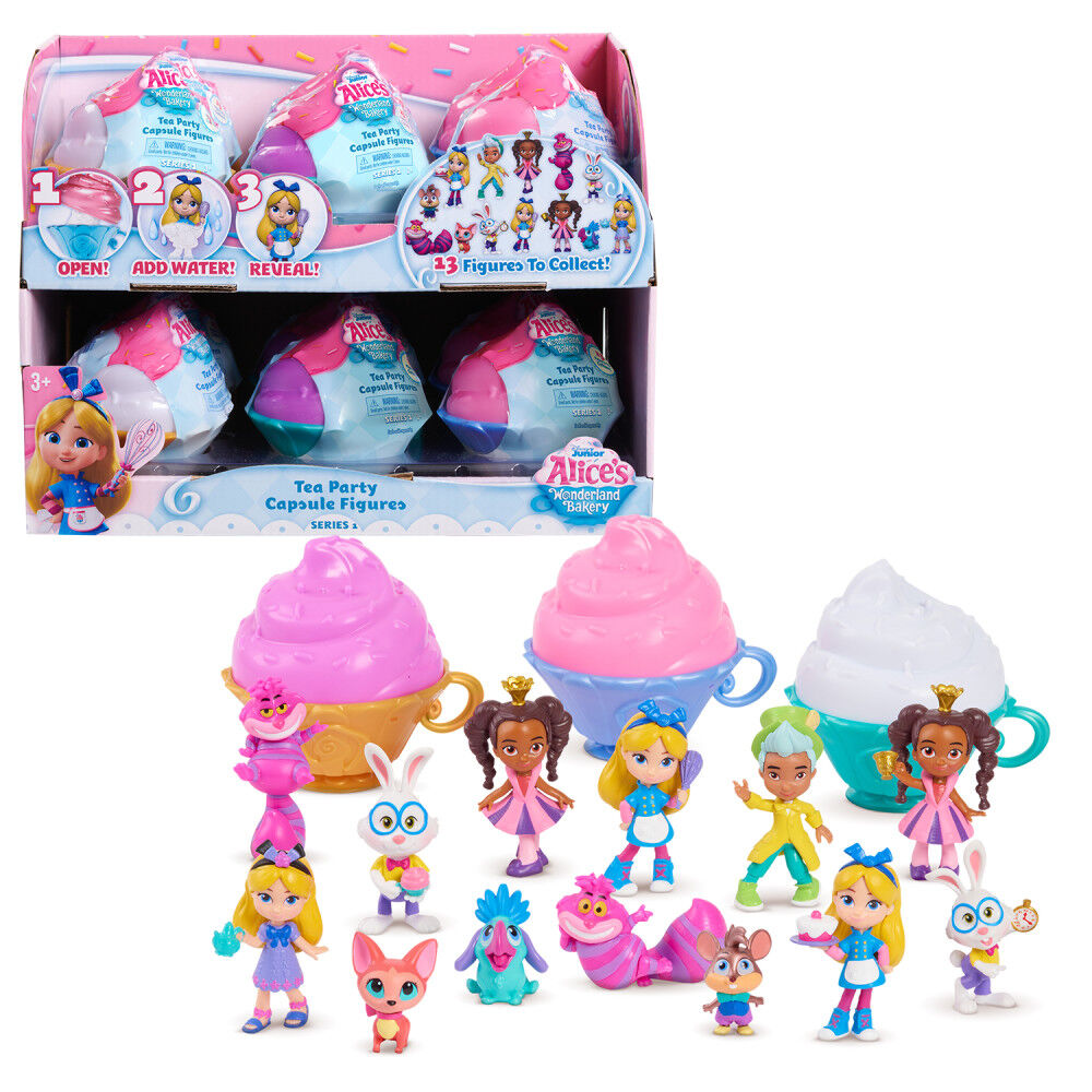 Alice's Wonderland Bakery Tea Party Capsule Figures PDQ 12 PCS