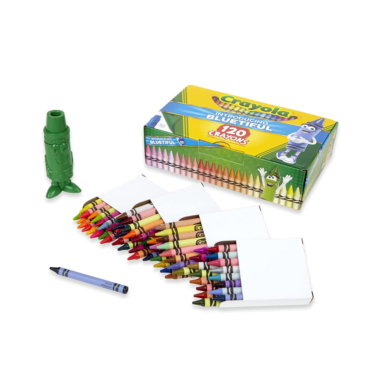 Crayola - Crayons 120Ct & Crayons Sharpener