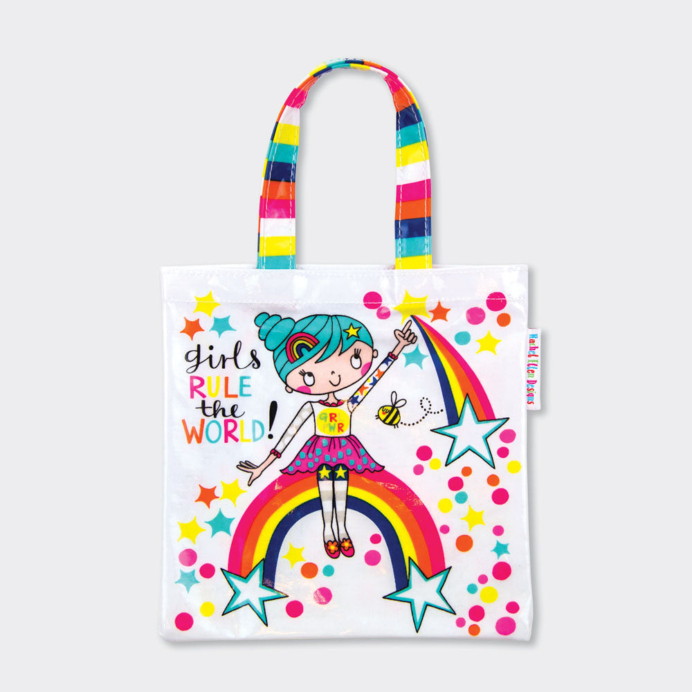 Rachel Ellen Design: Mini Tote Bags - Girls Rule The World