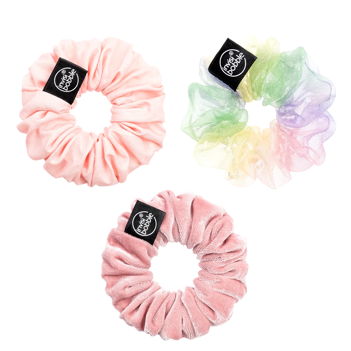 invisibobble: Sprunchie Retro Macaron Trio - 3Pcs