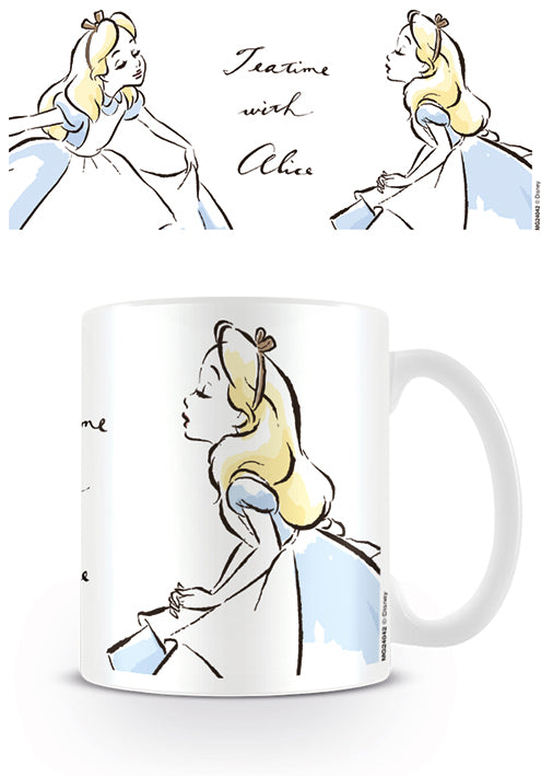 Pyramid: Alice in Wonderland (Teatime with Alice) - Coffee Mugs