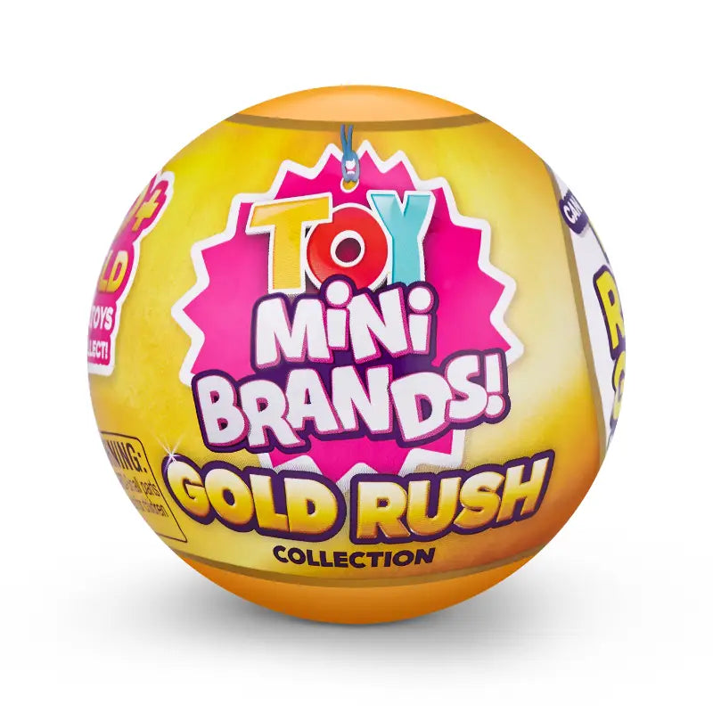 5 Surprise Toy Mini Brands Gold Rush Collection