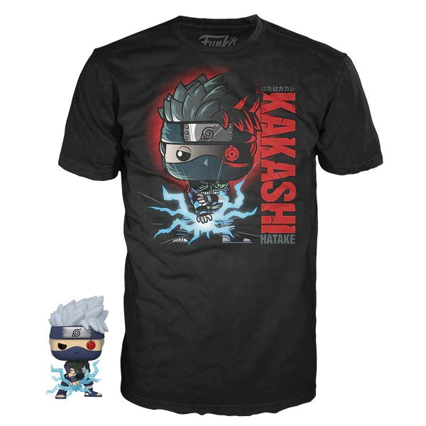 Funko - Pop & Tee Animation Naruto - Kakashi (S)