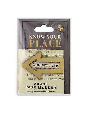 IF Company: Know Your Place Page Marker - Brass