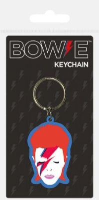 Pyramid David Bowie (Aladdin Sane) Rubber Keychain